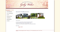 Desktop Screenshot of ferienwohnungen-gaby-weber.de